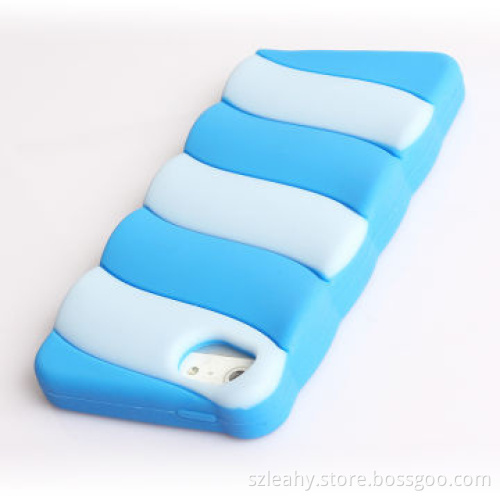 Ice cream pattern silicone case for iPhone 5/5S